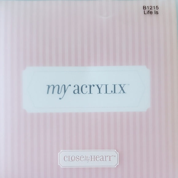 Close To My Heart Life Is Clear Acrylic Stamps (B1215) - Picture 3 of 3